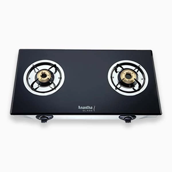 Anantha Glass - Glass Top LPG Stoves (2 Burners) Anantha Glass - Glass Top LPG Stoves (2 Burners)