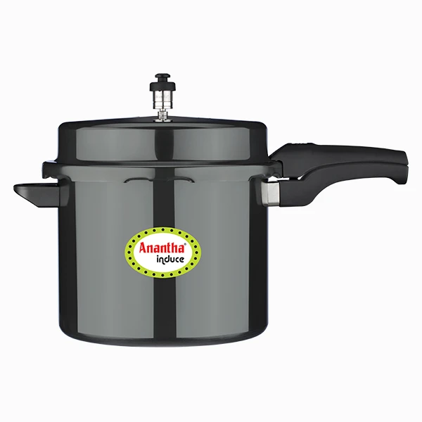 Anantha Graphite Induce - Induction Base Hard Anodized Pressure Cookers (10 L) Anantha Graphite Induce - Induction Base Hard Anodized Pressure Cookers (10 L)