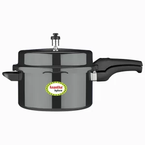 Anantha Graphite Induce - Induction Base Hard Anodized Pressure Cookers (7.5 L) Anantha Graphite Induce - Induction Base Hard Anodized Pressure Cookers (7.5 L)