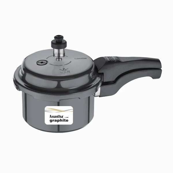 Anantha Graphite - Hard Anodized Pressure Cookers (1.5 L) Anantha Graphite - Hard Anodized Pressure Cookers (1.5 L)
