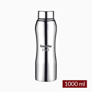 Anantha Stainles Steel H2O Water Bottle (1000 ML) Anantha Stainles Steel H2O Water Bottle (1000 ML)