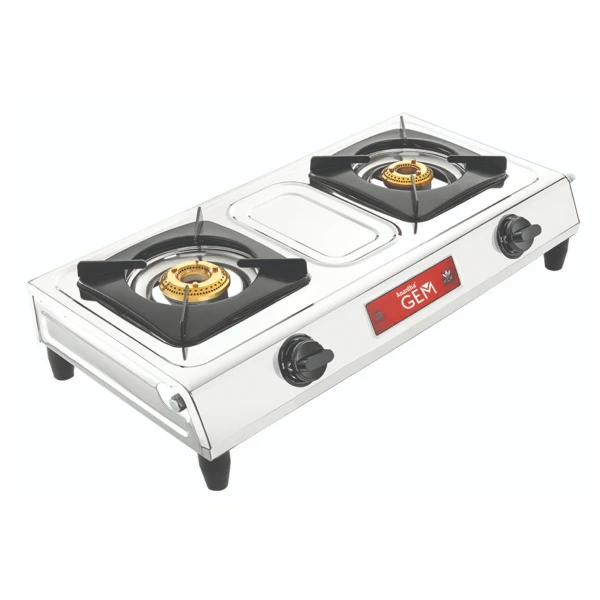 Anantha GEM - Stainless Steel LPG Stoves (2 Brass Burners) Anantha GEM - Stainless Steel LPG Stoves (2 Brass Burners)